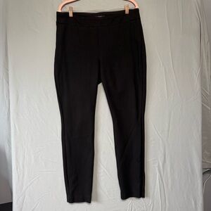 Dalia Womens Straight Leg Dress Pants 12 Black Office Professional Career Work